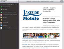 Tablet Screenshot of lakesideonline.org